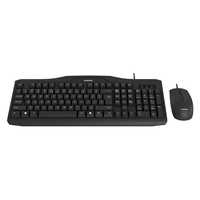 Sunrose T24 USB filaire Gaming Slim 104 touches pleine taille Plug-and-Play clavier souris ensemble 3 touches ultra-mince pour