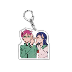 Porte-clés Anime La vie désastreuse de <span class=keywords><strong>Saiki</strong></span> K, modèle en acrylique <span class=keywords><strong>Saiki</strong></span> <span class=keywords><strong>Kusuo</strong></span> Teruhashi Kokomi, cadeaux de Noël - Product Image 6