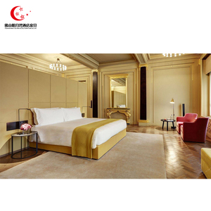 OEM personalizado cama tamaño king protagonizó hotel moderno muebles de la sala de suministros - Product Image 4