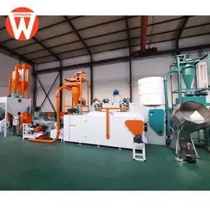 Dry type floating fish feed mill pellet extruder machine