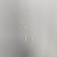 Épingles à étiquettes de vêtements en plastique transparent en forme de T, élastiques, écologiques, réutilisables, 3,5-45 mm, pour étiquettes de vêtements