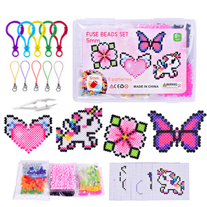 Nouvelles perles fusibles en boîte perles perler multicolores pour enfants bricolage éducatif PE perles de repassage écologiques jouets - Product Image 5