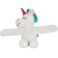 Bracelet en peluche Kawaii pour enfants, haute qualité, quantité minimale de commande personnalisé, mignon, animaux en peluche, bouton-pression, licorne, Bracelet, jouet, cadeaux