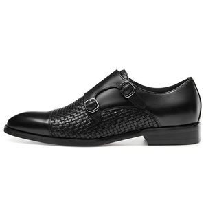 Plus Size Men's British Patent Leather Shoes Pointed-Toe Formal Business Casual Shoes Ideal Groom Wedding Footwear - Product Image 4