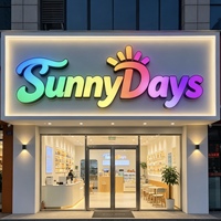Letrero LED 3D Personalizado con Iluminación RGB |   Letrero Publicitario y Decorativo para Negocios con Cambio de Color |   Control Remoto IP65 Resistente al Agua