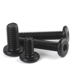 M3 M4 M5 M6 M8 Black Stainless Steel 304 Connector Allen Bolts <b>Screws</b> Beveled Flat Head Socket Hex Drive Bolts for Furniture - Product Image 4