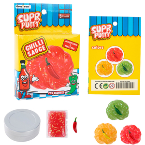 Chất Lượng Cao Chili Mùi Suy Nghĩ Supr <span class=keywords><strong>Putty</strong></span> DIY Slime Làm Kit Trẻ Em Đồ Chơi Giáo Dục - Product Image 1