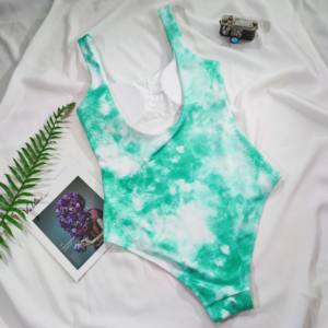 Nueva familia reciclada a juego mamá niñas traje <span class=keywords><strong>de</strong></span> baño <span class=keywords><strong>de</strong></span> una pieza mamá y yo traje <span class=keywords><strong>de</strong></span> baño estampado Bikini para mujeres - Product Image 5