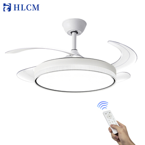 <span class=keywords><strong>Ventilateur</strong></span> de plafond décoratif moderne avec télécommande rétractable, <span class=keywords><strong>lampe</strong></span> LED avec lumière tamisable, pour la maison et le bureau - Product Image 3