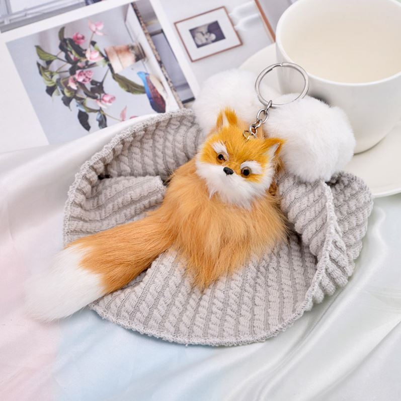 Cute Fox Keychain