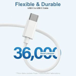 สายชาร์จโทรศัพท์มือถือ20วัตต์ชนิด C ถึง Type C สำหรับโทรศัพท์15 15pro 16PLUS สายดาต้าพอร์ต USB C 16pro สูงสุด - Product Image 3