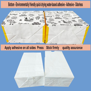 Sacchetto di <span class=keywords><strong>Carta</strong></span> Ecologico in Pelle Bovina Bianca 150g con Design del Logo Personalizzato per il Tuo Prodotto - Product Image 6