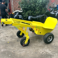 Chariot à main gonflable à 4 roues à moteur robuste avec treuil pour soulever des toboggans aquatiques
