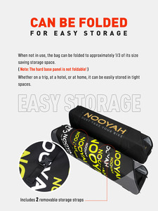 Sac <span class=keywords><strong>de</strong></span> transport pour vélo NOOYAH, sac <span class=keywords><strong>de</strong></span> voyage optimisé pour transporter des VTT en toute sécurité et confortablement avec 6 roues universelles - Product Image 5