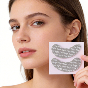 Patchs de gel pour les yeux véganes personnalisés avec logo, masque hydrogel au collagène et acide hyaluronique sur feuille de coton pour spa et salon, OEM/ODM, marque privée - Product Image 4