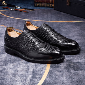 Chaussures pour hommes de haute qualité, style italien, rehaussantes, imperméables, respirantes, à enfiler, à bout rond - Product Image 5