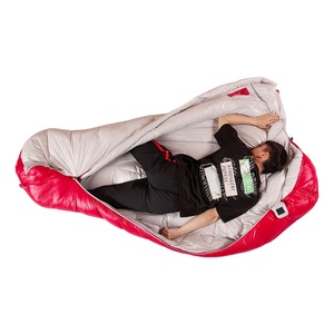 Saco de Dormir Tipo Mom Style Mummy, Extra Grande, Ancho, Grueso, de Nailon Suave, para Acampar al Aire Libre, Cálido - Product Image 2