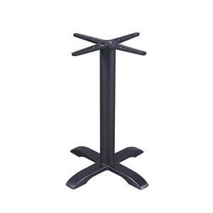 Base de table en fonte noire sur mesure, design industriel rond, mobilier de restaurant durable pour tables à manger - Product Image 4