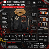 Blouson Bomber Homme Surdimensionné Personnalisé en Peau de Mouton avec Broderie Appliquée et Capuche Fourrée, Vêtement d'Extérieur de Luxe Sur Mesure avec Strass Style Streetwear