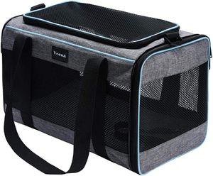 <span class=keywords><strong>Adele</strong></span> 17,5x11x11 pulgadas bolsa de viaje para mascotas de lado suave 16 Lbs gato perro portador para cachorro llevar juguete tela hogar llevar accesorio - Product Image 1