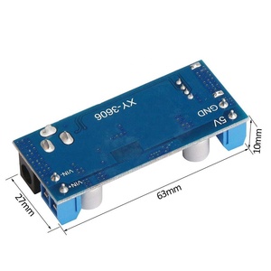 Régulateur de tension XY-3606 DC 12V 24V vers 5V 5A 25W, transformateur abaisseur de tension DC 9V-36V vers DC 5V-5.3V 3.5-6A Ultra LM2596S - Product Image 5
