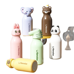 Genoise Animal Insulated Water <b>Bottle</b> 316 Stainless Steel Double Drink Cap Portable Leak Proof For Children - Product Image 5