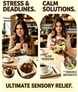 Most Popular ASMR Waxcracking Crispy Handcrafted Stress Relief Ball Slow <b>Rebound</b> Soft Sensory Toys for 5 to 7 Years - Product Image 3