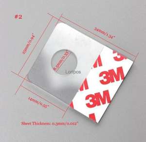 Modèles explosifs suspendus trou de fente onglets suspendus affichage de vente au détail étiquettes de crochet pliantes adhésives à forte tenue pour les magasins - Product Image 4