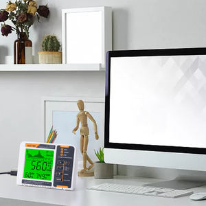 홈 오피스 및 온실용 듀얼 빔 NDIR 기술로 AG700 3 in 1 데스크탑 <span class=keywords><strong>CO2</strong></span> 모니터 실내 공기질 측정기 - Product Image 2