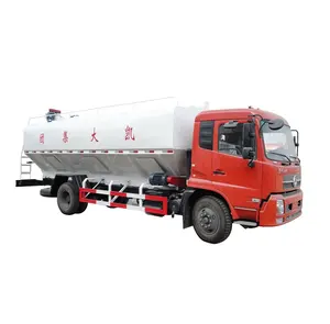 Nueva Marca dongfeng alimentar granelero silo aves de corral camión hidráulica automática de alimentación a granel camión