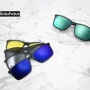 X3174 Поляризованные солнцезащитные очки с клипсой для мужчин, высококачественные очки, роскошь, тренды, премиум, Китай
