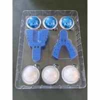 Kit de moulage dentaire en silicone personnalisé avec logo, nouveau matériau d'empreinte, plateau pour empreinte dentaire, pâte à empreinte polyvalente