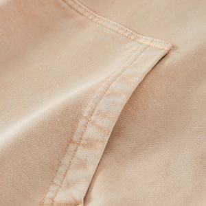 เสื้อฮู้ดผู้ชายไซส์ใหญ่ทรงหลวม สไตล์เรียบง่าย แฟชั่นสตรีท สีพื้น ผ้าหนา ซักแบบสโนว์วอช - Product Image 6