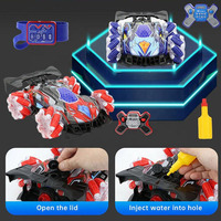 Voiture RC AiJH 2,4 GHz, voitures RC à rotation à 360 degrés, voitures de course tout-terrain, voiture RC avec musique, jouets de voiture RC à pulvérisation