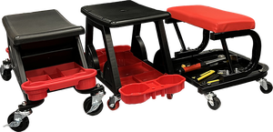 Tabouret de siège à roulettes de réparation automobile portable de 120kg dans un chariot de service de <span class=keywords><strong>garage</strong></span> - Product Image 2