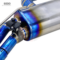Système d'échappement SDO Performance Blue Burnt Titanium pour VW Golf R MK8 MK8.5 2.0T 2021-2026 Valve Muffler Catback