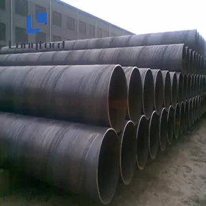 Oil and gas ssaw spiral line Pipe, API-5L oil and gas pipeline x42 x52 x56 x60 spiral steel pipe pile