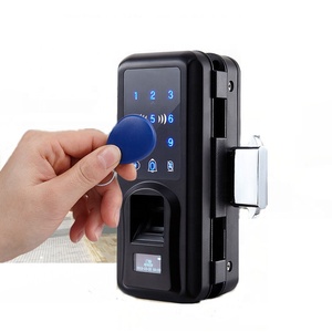 inteligente huella Digital cerradura de la puerta para puerta de vidrio con <span class=keywords><strong>App</strong></span> contraseña Control remoto desbloquear - Product Image 5