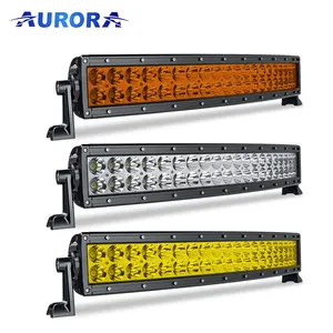 Aurora yüksek kaliteli 20 inç eğrisi Offroad Led ışık araba Led ışık çubuğu