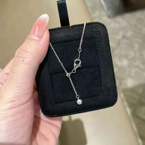 Women's S925 Sterling <b>Silver</b> <b>Necklace</b> New Style Irregular Bean Pearl <b>Heart</b> Design Light Luxury Layered Fashion <b>Necklaces</b> - Product Image 5