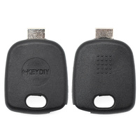 Coque de clé transpondeur universelle KEYDIY noire pour véhicule sans lame KD