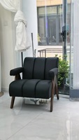 Canapé simple moderne décontracté et individuel, léger, luxueux, en velours, pour salon et villa