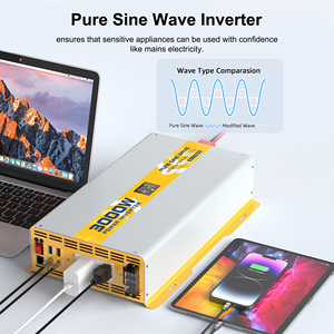 Bán buôn 1000W 2000W 3000W tinh khiết Sine Wave <span class=keywords><strong>Inverter</strong></span> DC 12V để AC 110V 120V xe <span class=keywords><strong>Power</strong></span> <span class=keywords><strong>Inverter</strong></span> Đối với trang chủ - Product Image 4