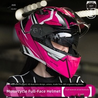 Nouveau casque de moto intégral certifié 3C DOT en ABS, double visière, rabattable, unisexe, toutes saisons, pour la route et le tourisme