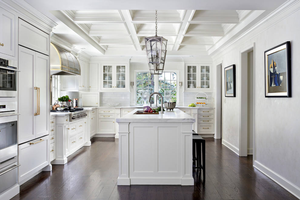 יחידת מטבח מודולרית <span class=keywords><strong>2026</strong></span> לווילה, ארון מטבח בסגנון שייקר מעץ לבן מסין - Product Image 2