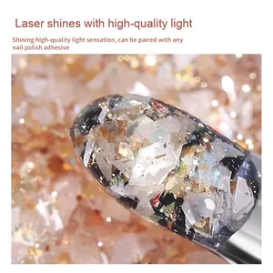 Wholesale High-quality 3D Gel Nail Polish Mica Shell Translucent Sequin Gel Long-acting Gel Polish Nail Supplies - Product Image 4