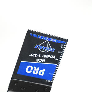 Hoja de sierra oscilante de acero al carbono HCS de 18T, hojas multiherramienta de grado profesional, herramienta oscilante personalizada para madera y plástico - Product Image 2