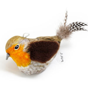 Animal de compagnie Simulation Oiseau Gazouillement Son En Peluche Jouet Peut Accrocher L'Auto-Plaisir Du Chat Et Soulager L'Ennui Jouet Chat Teaser Bâton - Product Image 3