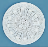 OR-9099SET Décoration murale intérieure en polyuréthane, résistante aux produits chimiques, motif floral délicat, écologique, pour hôtel