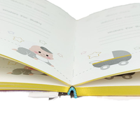 Livre d'or à couverture rigide vierge pour baby shower, signe de baby shower dans le livre d'or avec date de naissance cadeaux souvenir pour les nouveaux parents